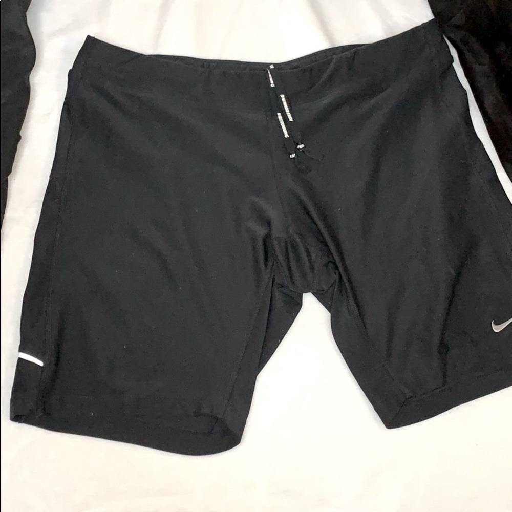 Black Nike biker shorts